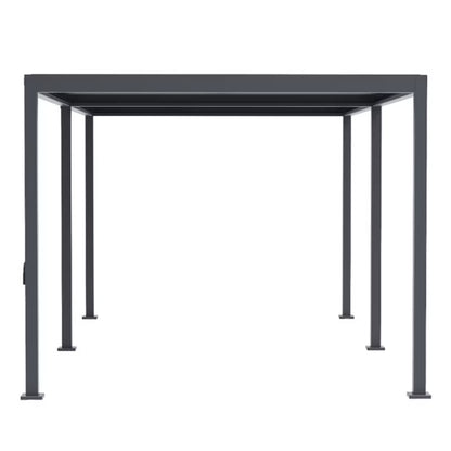 Bioklimatisk Pergola Sola 3x6 m Antracit Stål