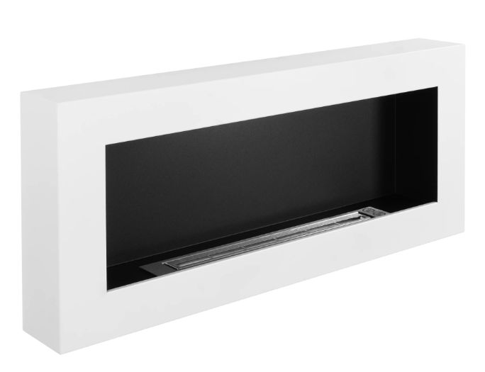 Biokamin BiokominkiGMT væghængt 900x400 Box hvid mat 1 stk.