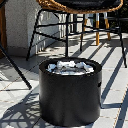 Fritstående biokamin Moon Mini sort – 1 stk.