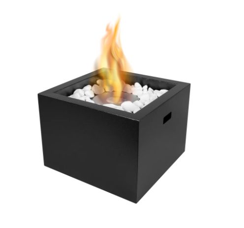 Fritstående Biopejs Novium 43,5x32,5 cm Sort Mat