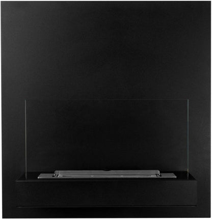 Væghængt Biopejs Board 45x47 cm Sort 2 kW