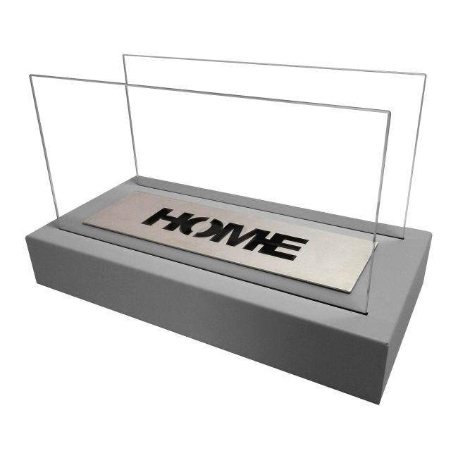 Biokamin Home grå