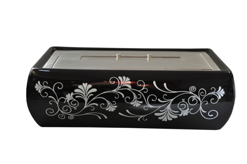 Fritstående Biokamin Hiacynt 32x16 cm Keramisk Sort