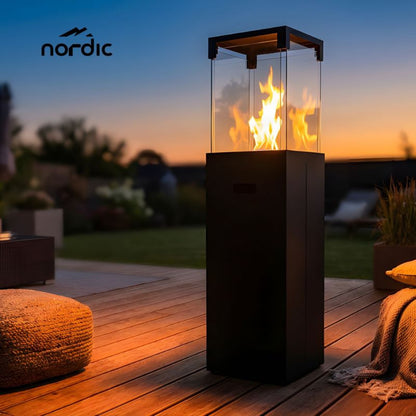 Biopejs Lumera Garden 30x30x103 cm Sort