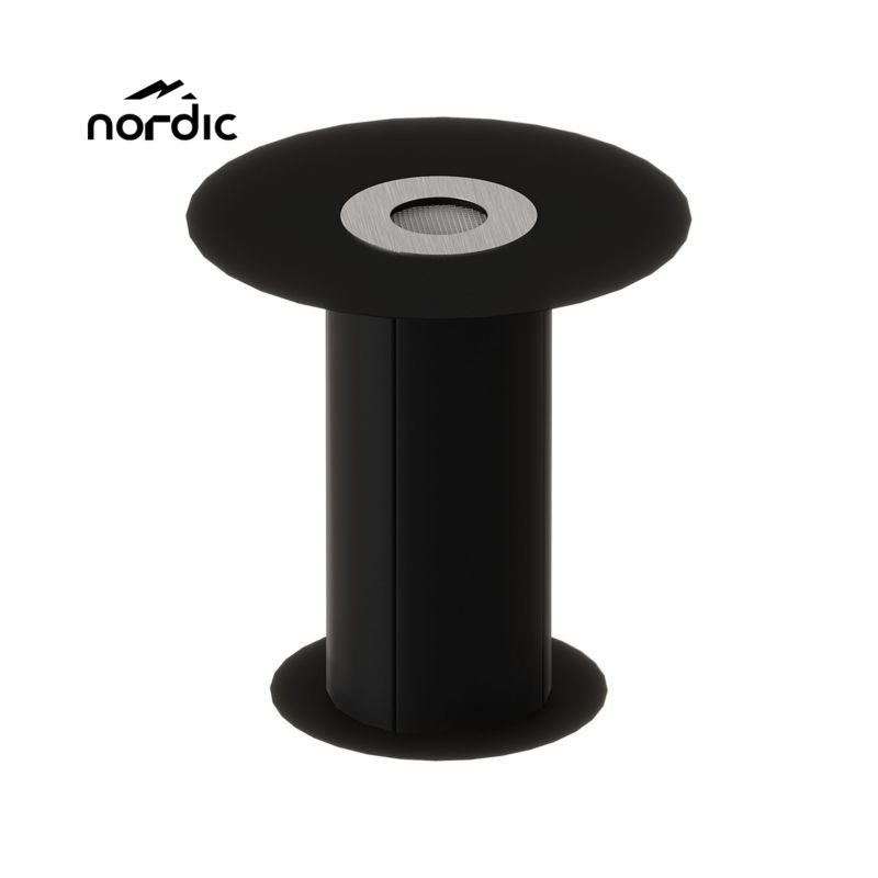Fritstående Biokamin Sylar Table Ø49 cm Sort