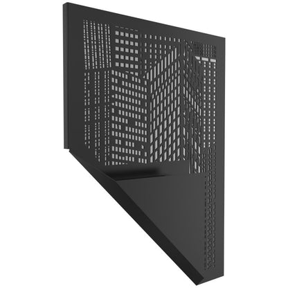 Væghængt Biopejs City 65x90 cm Sort