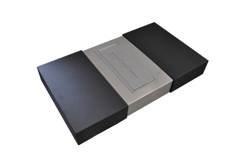 Fritstående Biopejs Narcyz 62x35 cm Sort 5903206056534