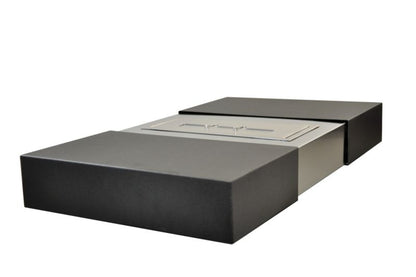 Fritstående Biopejs Narcyz 62x35 cm Sort 5903206056534
