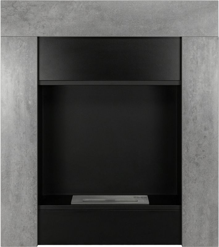 Biokamin med portal Concrete Loft