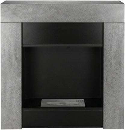 Biokamin med portal Concrete Loft