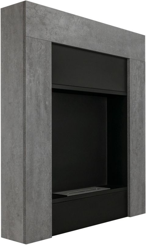 Biokamin med portal Concrete Loft