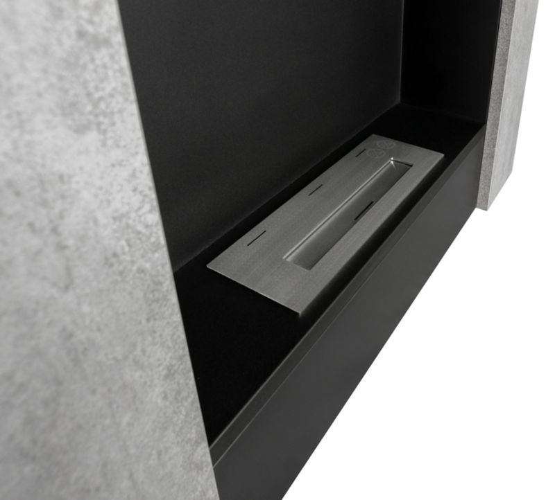 Biokamin med portal Concrete Loft