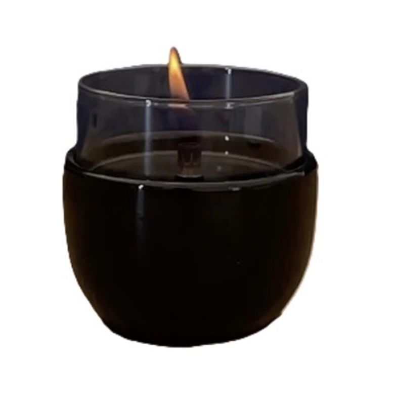 Bordpejs VIOLET 8 Reactive Glaze 8x8 cm Sort