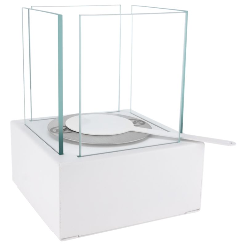 Fritstående Biopejs Smart 13x6x17 cm Hvid