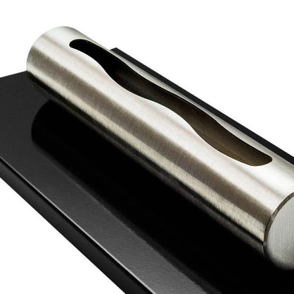 Fritstående biokamin Stainless i sort højglans