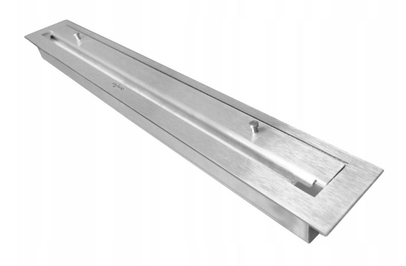 Biokamin FRAME 120 cm Sort med Glas