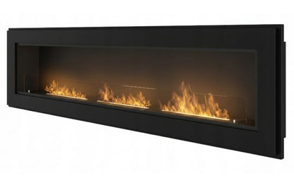 Biopejs FRAME 180 cm Sort med Glas