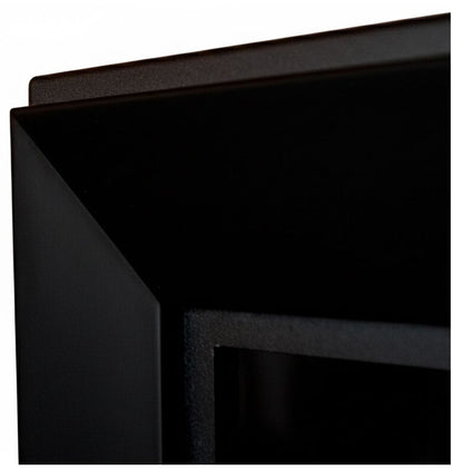 Biopejs FRAME 180 cm Sort med Glas