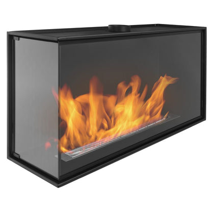 Hjørnebiopejs Venstre 100x50 cm med Glas