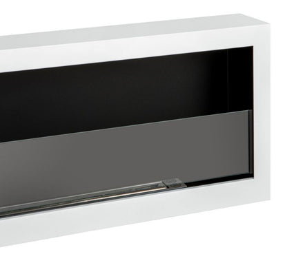 Væghængt Biopejs 120x41 cm Hvid med Glas