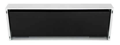Væghængt Biopejs 120x41 cm Hvid med Glas