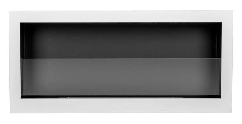 Væghængt Biopejs S-Line BOX 90 cm Hvid med Glas