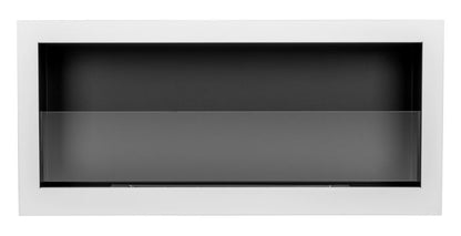 Væghængt Biopejs S-Line BOX 90 cm Hvid med Glas
