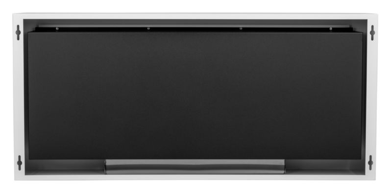 Væghængt Biopejs S-Line BOX 90 cm Hvid med Glas