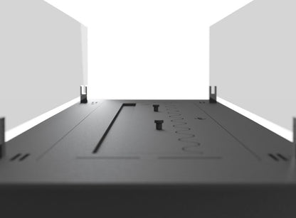 Biopejs Indbygning Insert SLIM 120 cm Sort