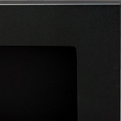 Biokamin 90x40 cm med Aromaterapi Sort