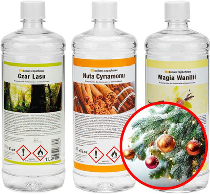Bioethanol Julemagi Sæt 3x1 Liter