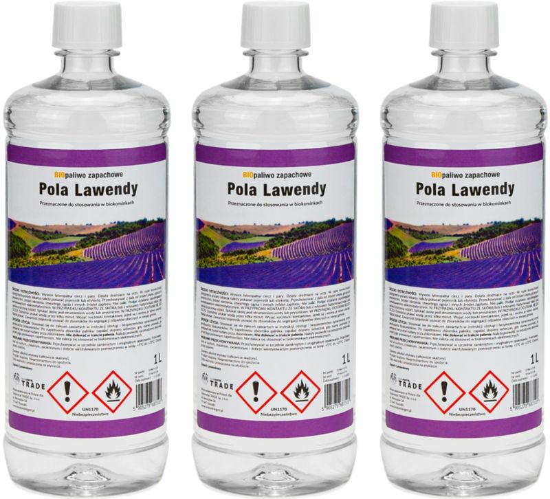 Bioethanol Lavendel 3x1 Liter til Biokamin