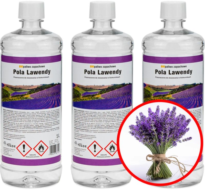 Bioethanol Lavendel 3x1 Liter til Biokamin