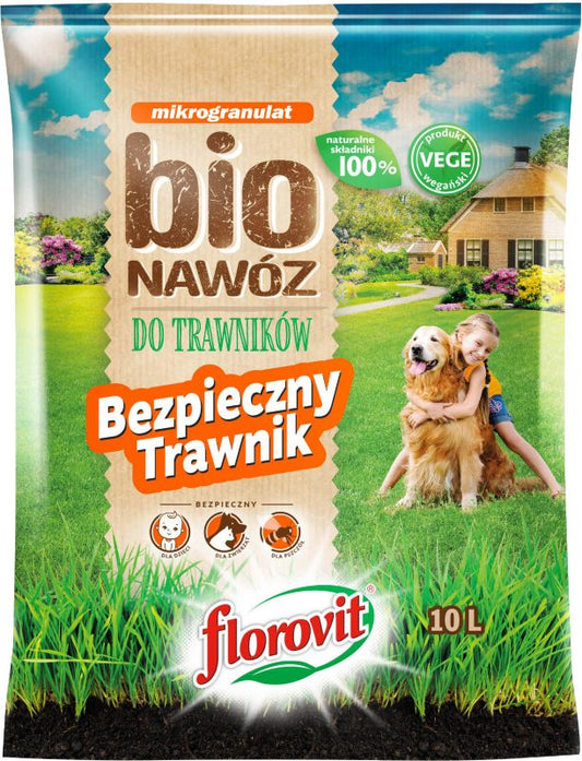Florovit 10 l bio-gødning til græsplæner