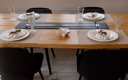 Biopejs Indbygning 100 cm Sort Mat med Glas