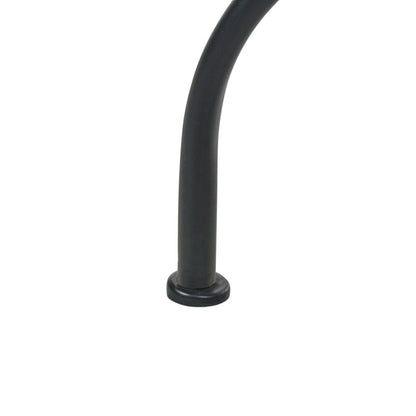 Bistrobord Adrano Ø60 cm Sort Terrazzoeffekt