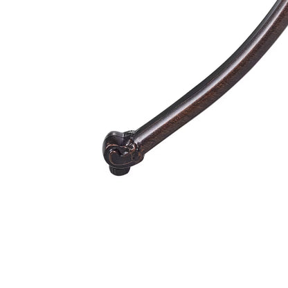 Bistrobord Andalo Ø68 cm Brun Aluminium