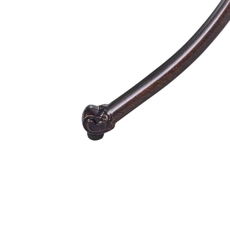 Bistrobord Andalo Ø68 cm Brun Aluminium