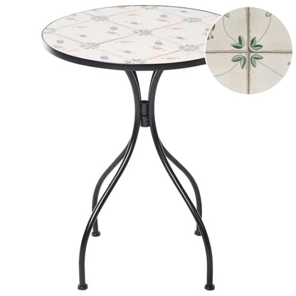 Bistrobord Carona Rund 60 cm Sort Metal
