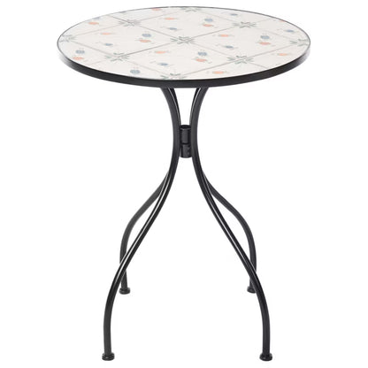 Bistrobord Carona Rund 60 cm Sort Metal
