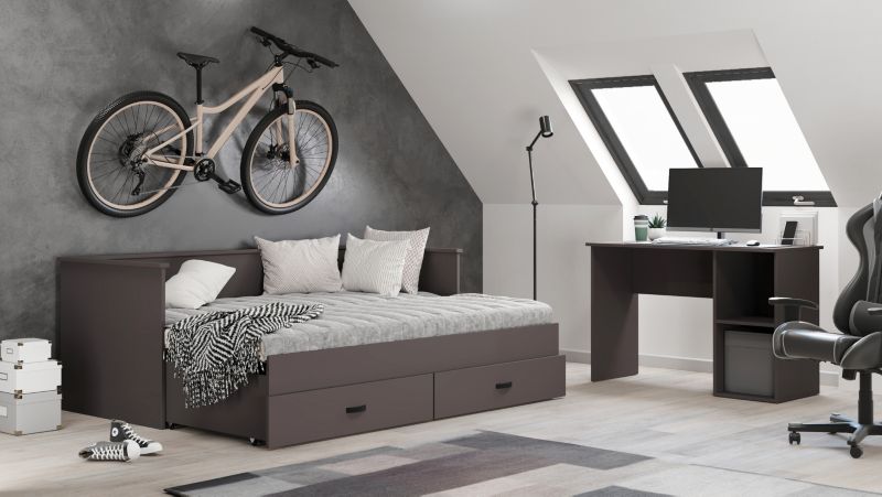 Kobi Tako skrivebord gråt 120x55 cm 1 stk.