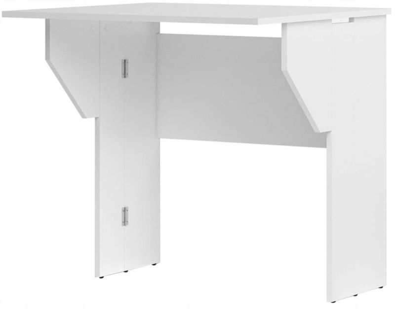 Sammenklappeligt bingo skrivebord i hvid