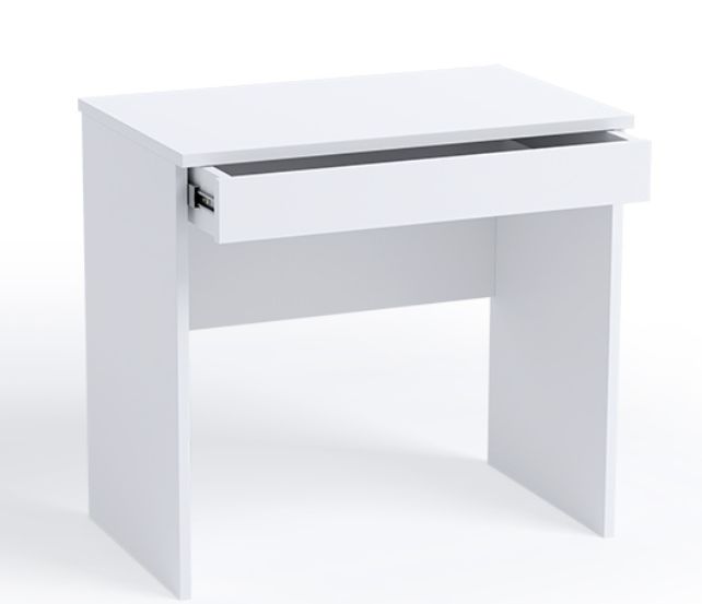 Bettso Liliput kompakt skrivebord med skuffe, hvid, 1 stk.