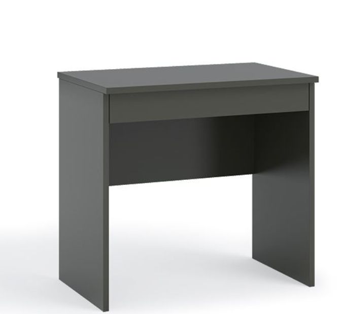 Bettso Liliput kompakt skrivebord med skuffe i grafit, 1 stk.