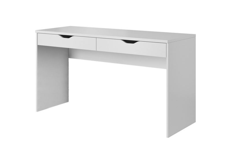 Skrivebord med skuffer Bettso Beta 138 cm hvid 1 stk.