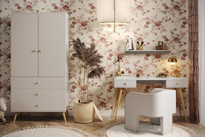 Skrivebord med skuffer Bettso Ikon på høje ben i skandinavisk stil, 1 stk.