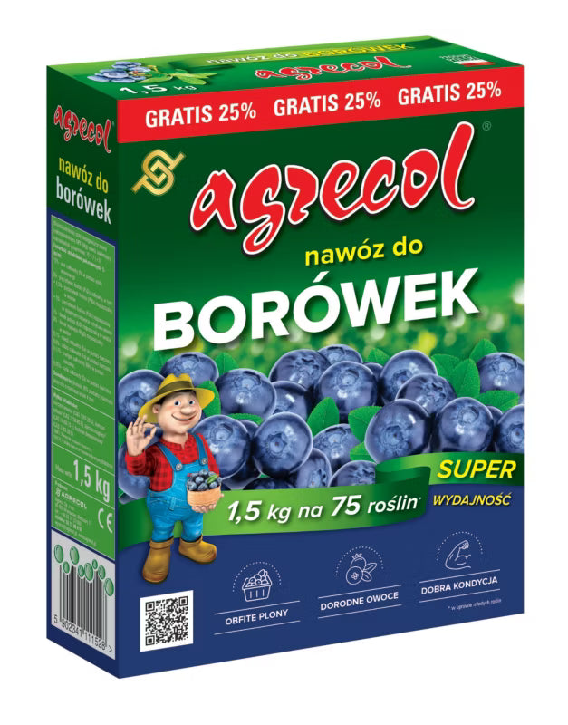 Blåbærgødning Granuleret 1,5 kg