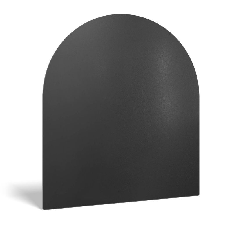 Gulvplade til Brændeovn 80x70 cm Sort Stål | 4071214919699