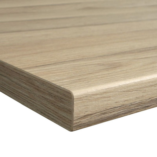 Badeværelsesbordplade Biuro Styl Orinoko Eg 496S R3 1U 458x1000x28 mm 1 stk.