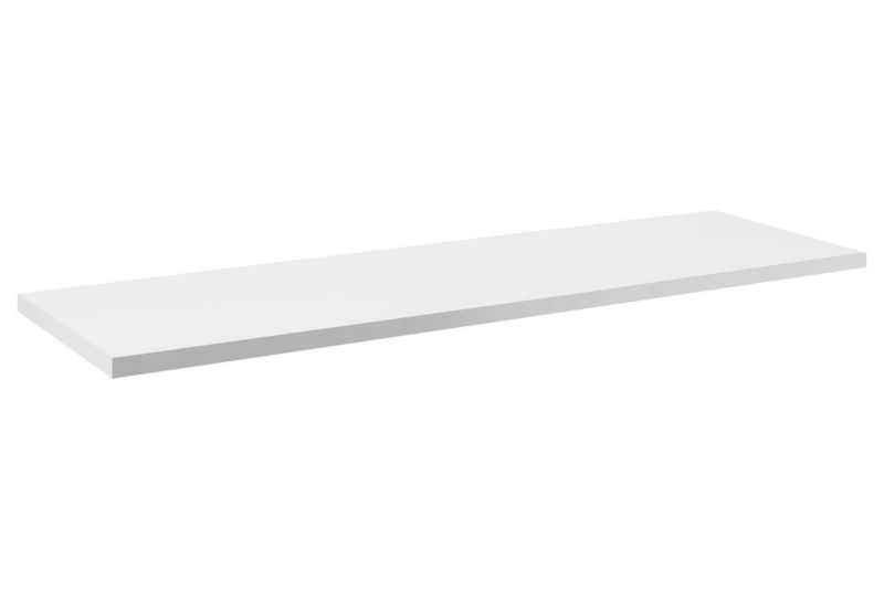 Badeværelsesbordplade Nova White 120x40x2,5 cm Hvid